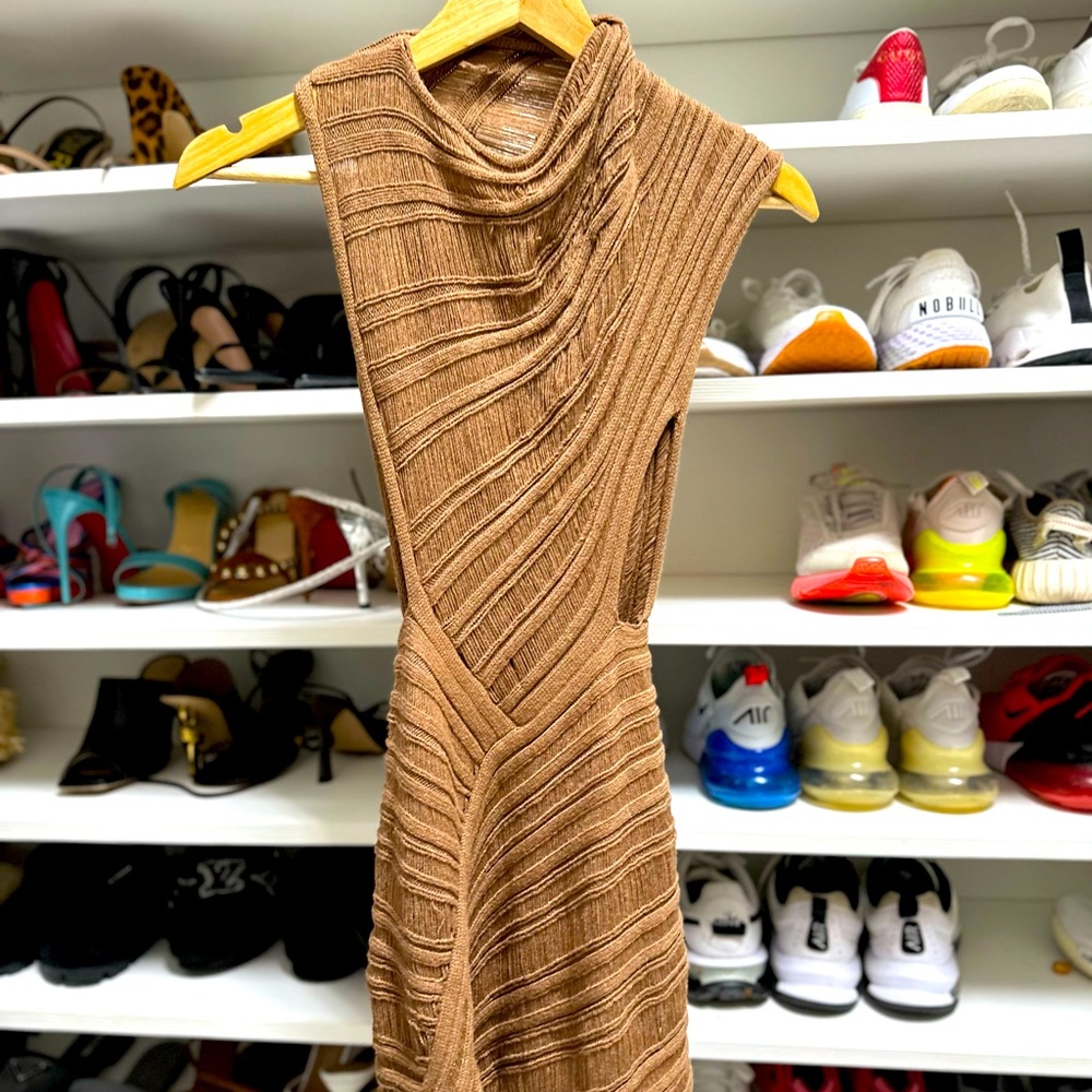 Net mini dress